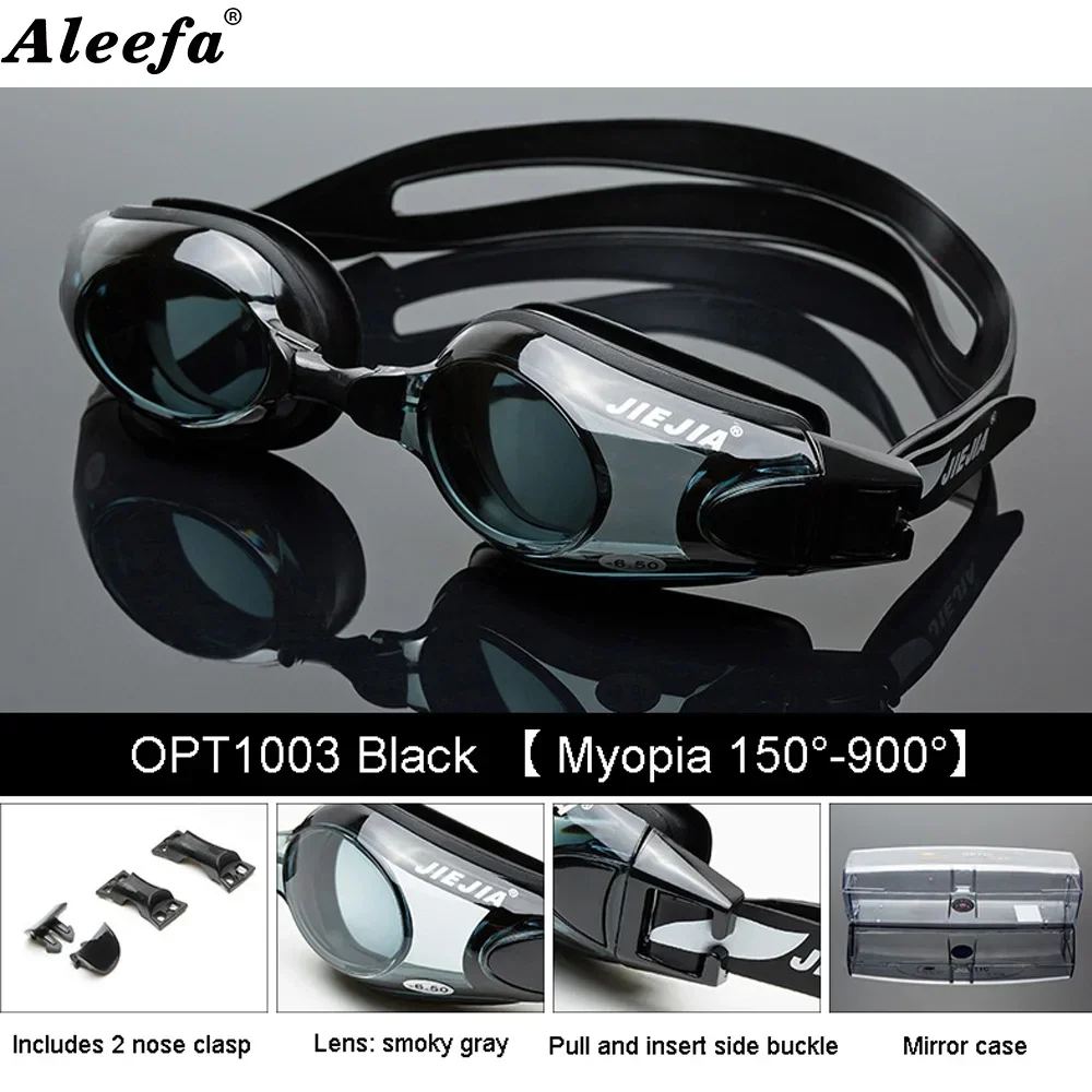 Race Swimming Goggles Myopia Glasses  -1.5-9.0 Swim Googles for Kids and Adult 2