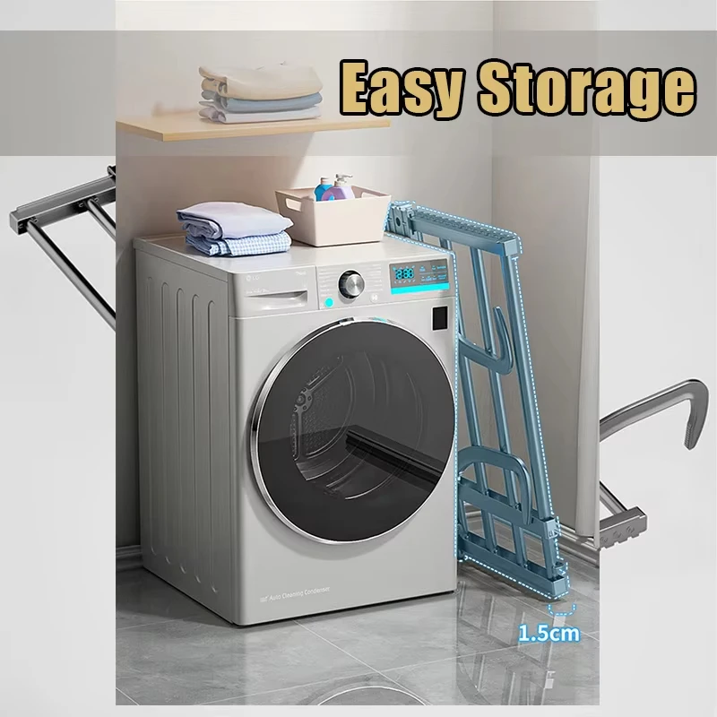 Extendable Clothes Drying Rack for Balcony and Bedroom