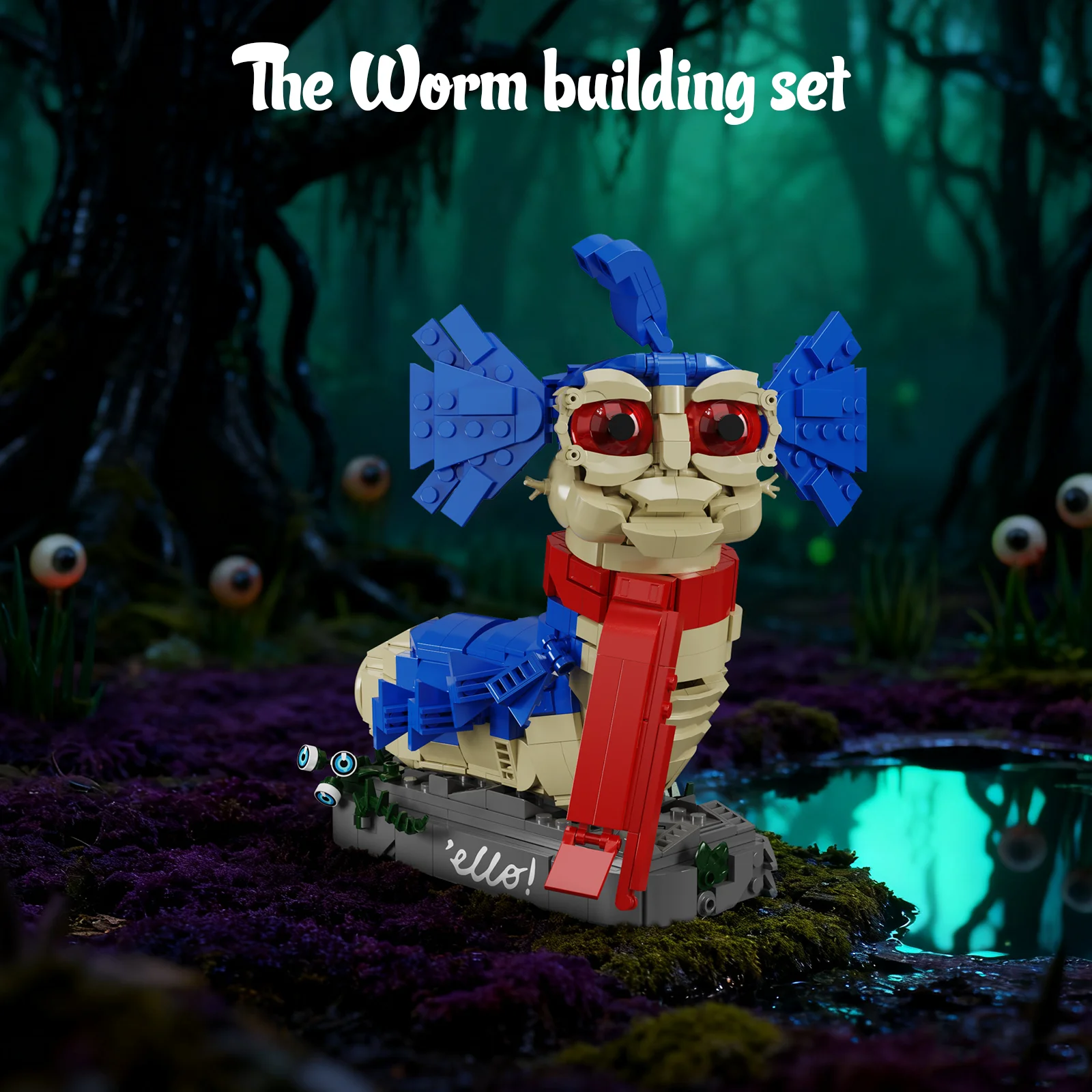 Fantasy Worm Creature Building Set — product detail 1