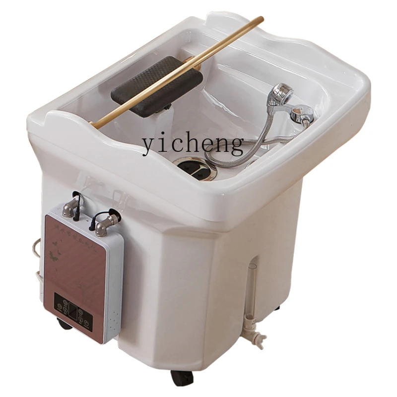 

XL Head Therapy Instrument Fumigation Spa Head Therapy Water Circulation Bed Movable Shampoo Basin