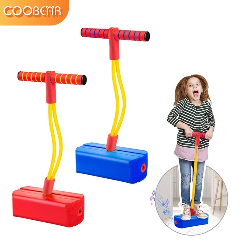 Pogo Stick Jumper Children's Sports Games Playset Boys and Girls Spring