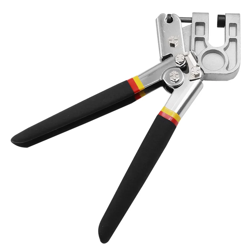 

12 Inch TPR Handle Keel Fastening Forceps Flat Mouth Metal Plier High-carbon Steel Stud Crimper Punch Lock Single Plier