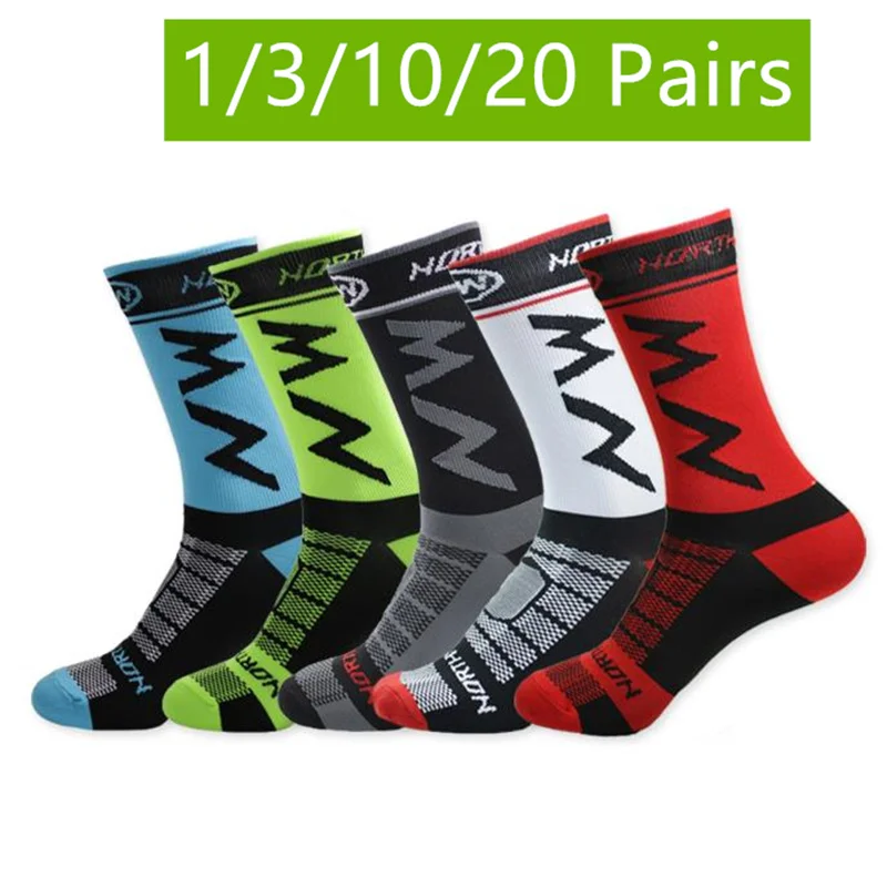 /3/10/20 Pairs Of High-Quality Breathable Sports Socks Suitable For Running, Mountain Cycling, And Outdoor Sports