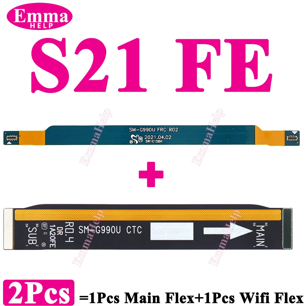 2Pcs Wi-Fi Signal Antenna Main Board Connector Motherboard Main Flex Cable For Samsung S20 S21 S24 Plus S22 S23 Ultra S928 S908