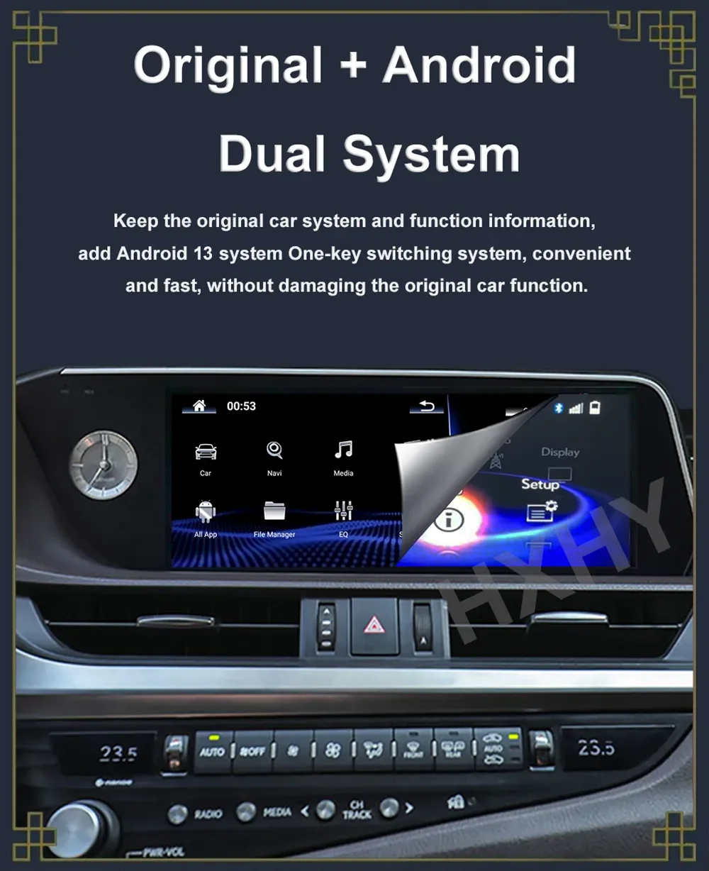 Android 13 Qualcomm 8+128G For Lexus CT CT200 CT200h 2010-2020 Auto Carplay Car