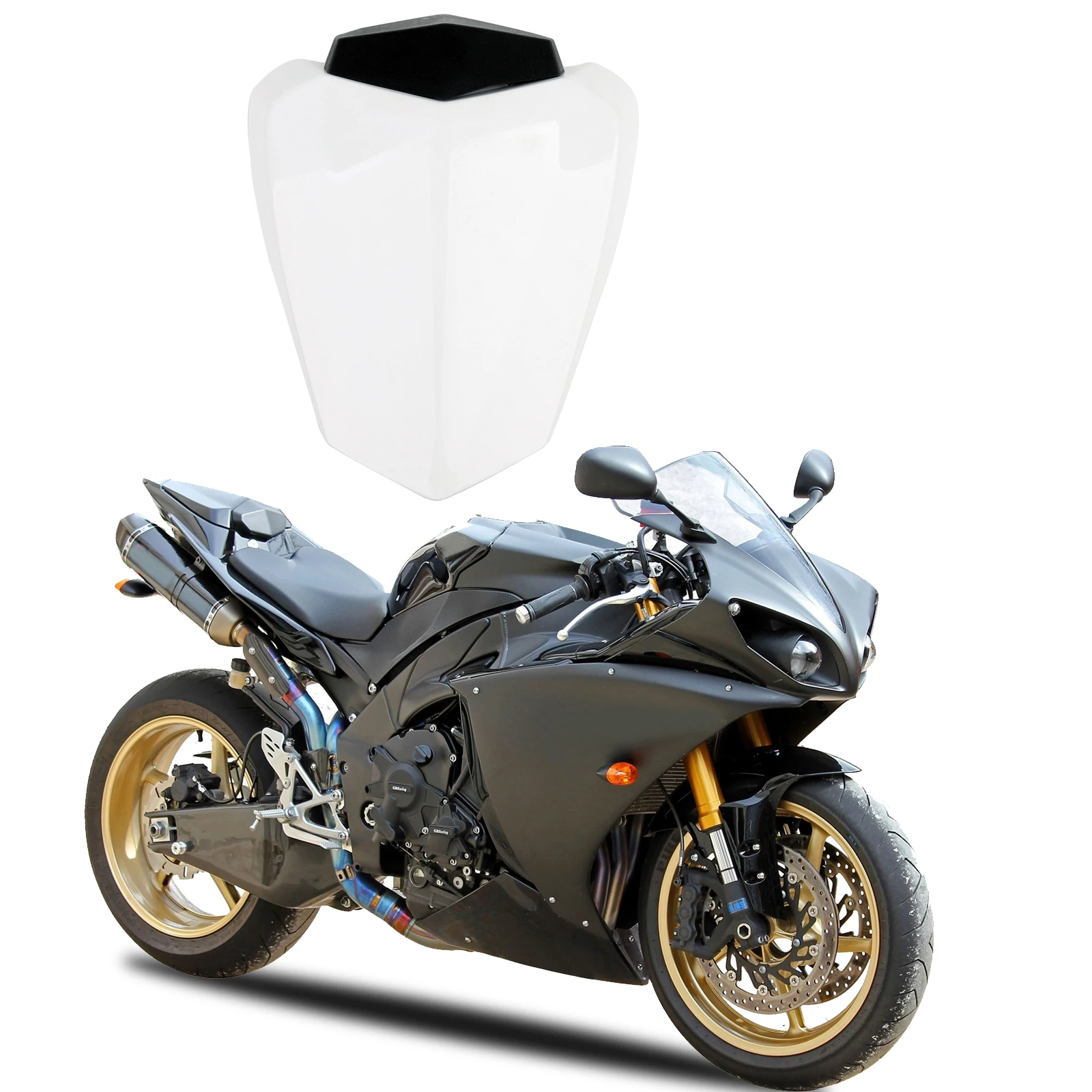 

Чехол для заднего сиденья для Yamaha YZF R1 2009-2014 обтекатель белый