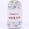 100g 3mm+6mm Sequin Pure Cotton Yarn, Hand Woven DIY Fashion Clothes and Accessories Crochet Thread, Birthday Gift Knitting Yarn 2