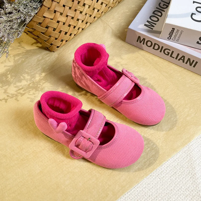 

Spring and Autumn New Korean Edition Mary Jane Shoe Baby Soft Sole Versatile Princess Shoes for Girl Sneakers