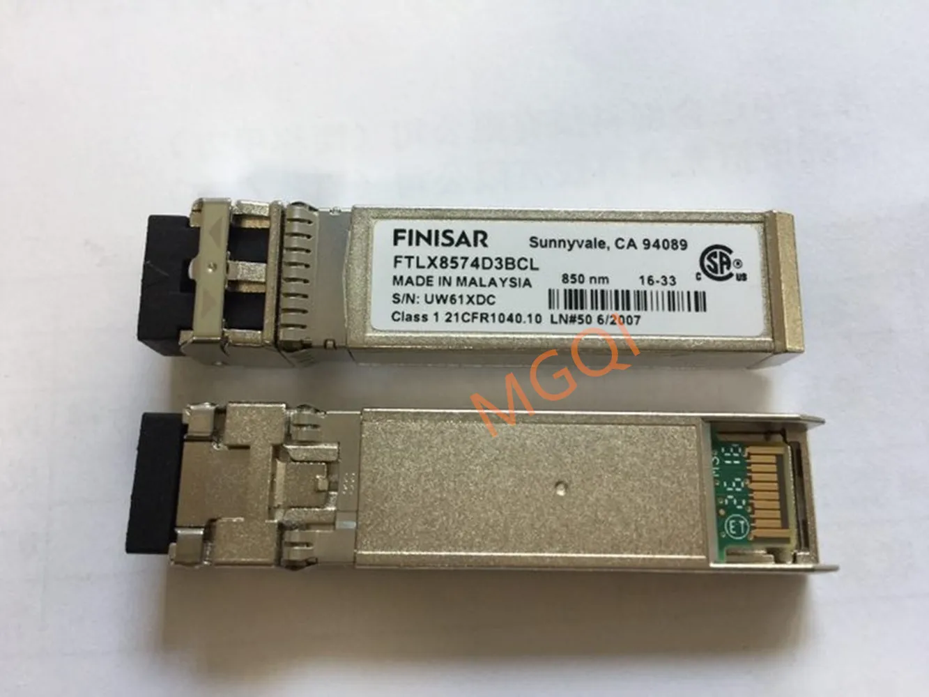 

FINISAR SFP Module 10Gb/FTLX8574D3BCL/10G SR 850NM 400M LC SFP+ Switch Network/10g Sfp Fiber Switch/10g Transceiver