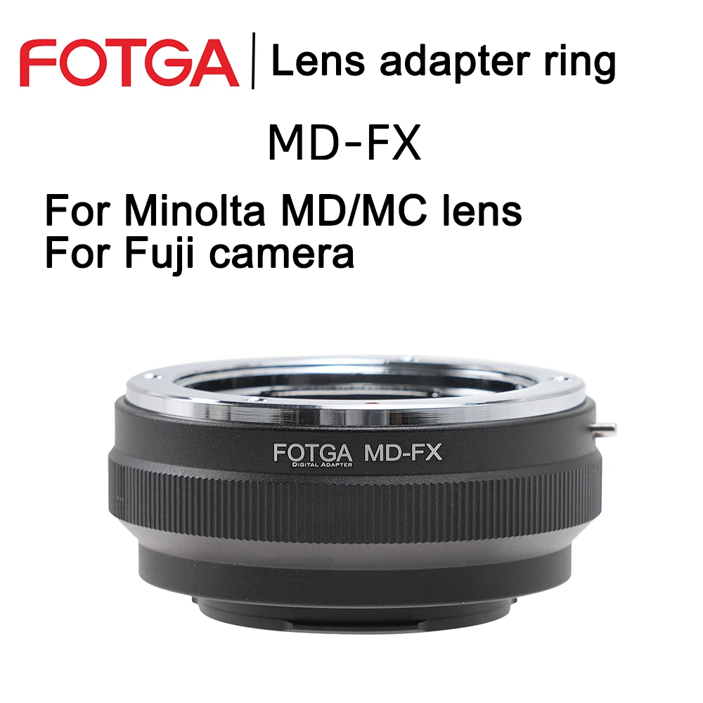 Novoflex Adaptateur Objectif Minolta MD/MC Vers Fujifilm X-Mount – Compatible X-Pro, X-E, X-T