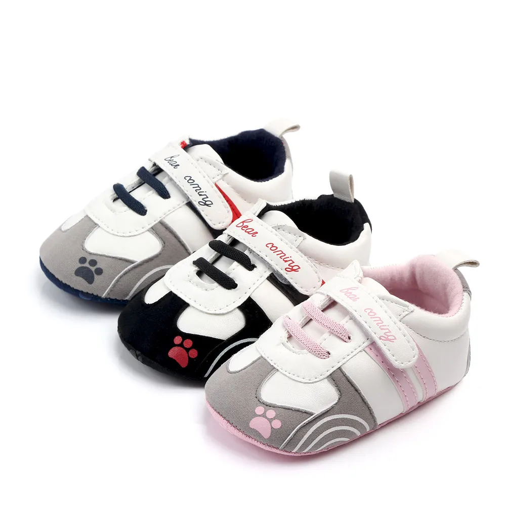 Fashion Brand Infant Leather Baby Shoes for Girl 1 Year Boy Crib Shoes Toddler Newborn Princess Footwear Soft Sole Flats Shoe