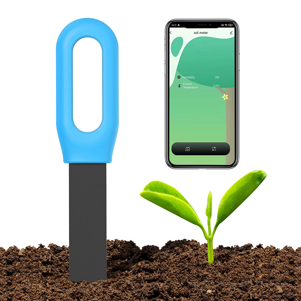 Tuya Zigbee Smart 2 in 1 Soil Tester Humidity Temperature Moisture Sensor Mobile Phone APP Real Time Monitor For Plant Garden soil moisture sensor soil moisture meter
