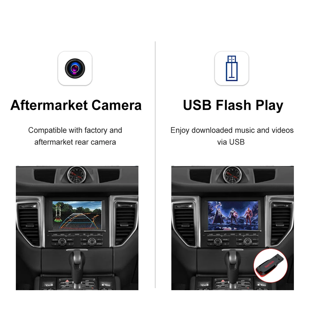 Фото Беспроводная модель Apple Carplay для Porsche Panamera cayan Macan Boxster 911 718 PCM 3,1 №4