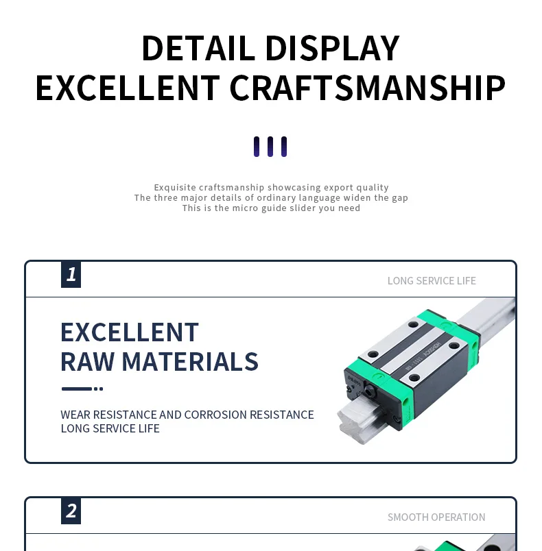 KYDCN 2pc HGR15 HGR20 Square Linear Guide Rail 100-950mm + 4pc HGH15CC HGH20CC For CNC Router Engraving
