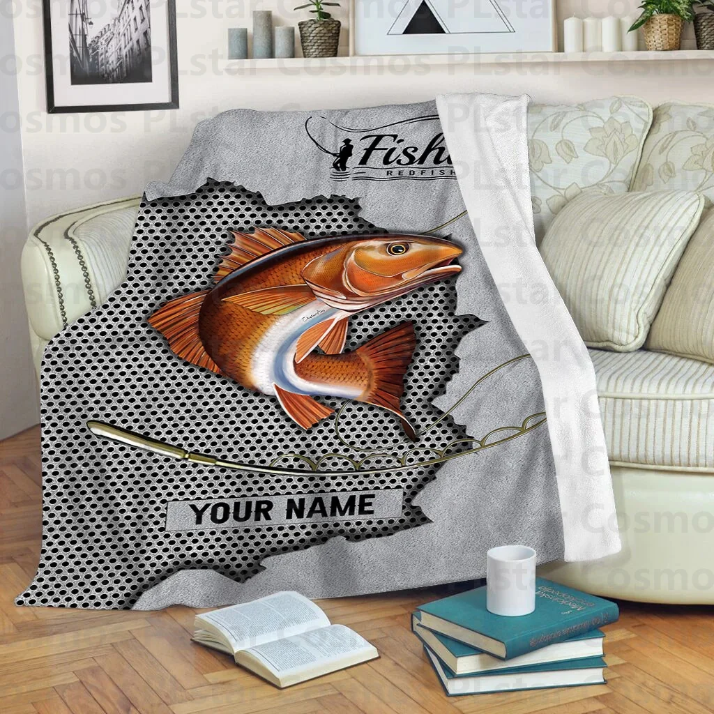 Crappie Fishing Customized name Throw Fleece Blanket - Personalized gift  for fishing lovers Plush Blanket Multipurpose Blanket - AliExpress