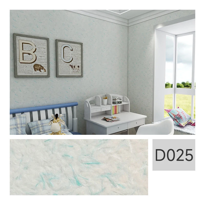 Wall Clothing Living Room Wall Decoration Plant Fiber Coating Waterproof Mud Instead Of Wallpaper Stickers