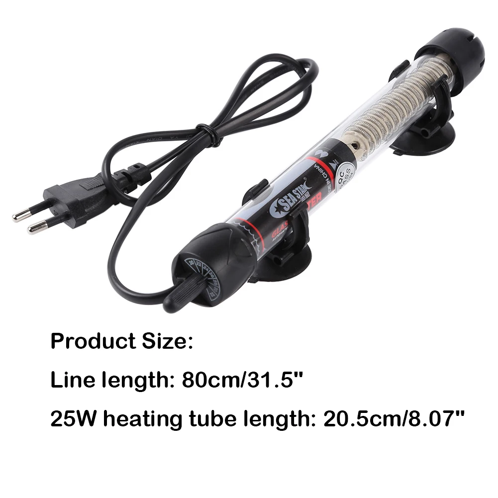 Chinese Plug Tank Water Heating Rod Aquarium Temperature Control Heater Fish Rod for Household Bedroom Ornaments