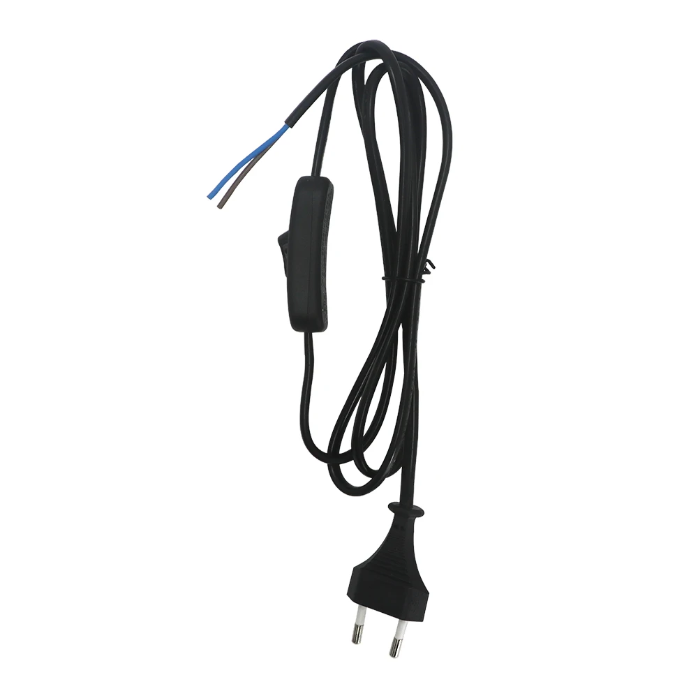LED Switch Power Cable ON/OFF Controller For Table Lamp EU/US Plug AC110V/220V With Extension Cord 1.5m conversion plug plug conversion socket lamp socket