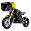 1:8 586PCS High-tech Classic Motorcycle Building Model Blocks Motor City Racer Bricks Toys for Boys Childrens Halloween Gifts 5