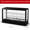 Desktop Commercial Insulated And Heated Constant Temperature Glass Cooked Food Cabinet Small Food Display Cabinet 3