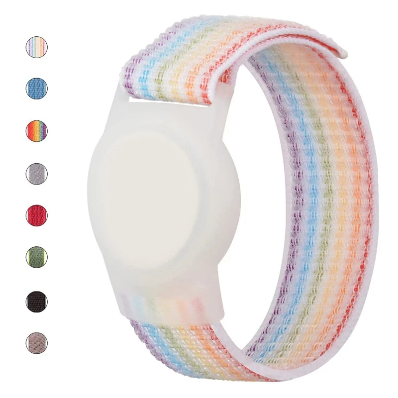 

Kids Wristband for Case Bracelet Protective Nylon Wrist Band Anti-Scratch & Adjustable Size for AirTag