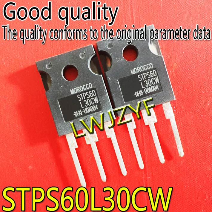 

(1 шт.) Новый STPS60L30CW 60A 30V TO-247 MOSFET Быстрая доставка