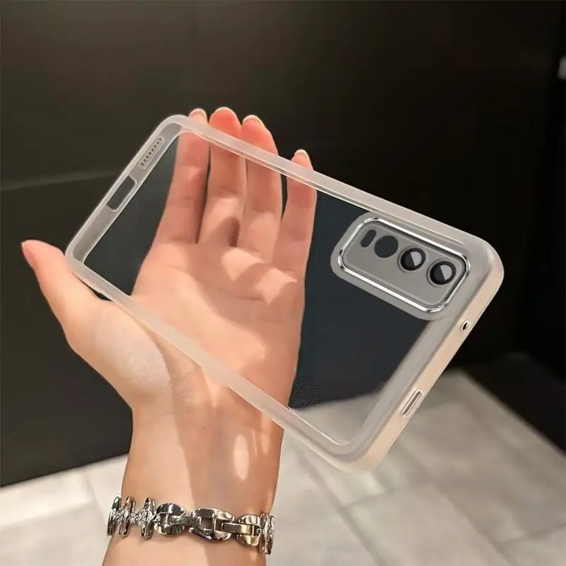 Shockproof Plating Silicone Back Cover
