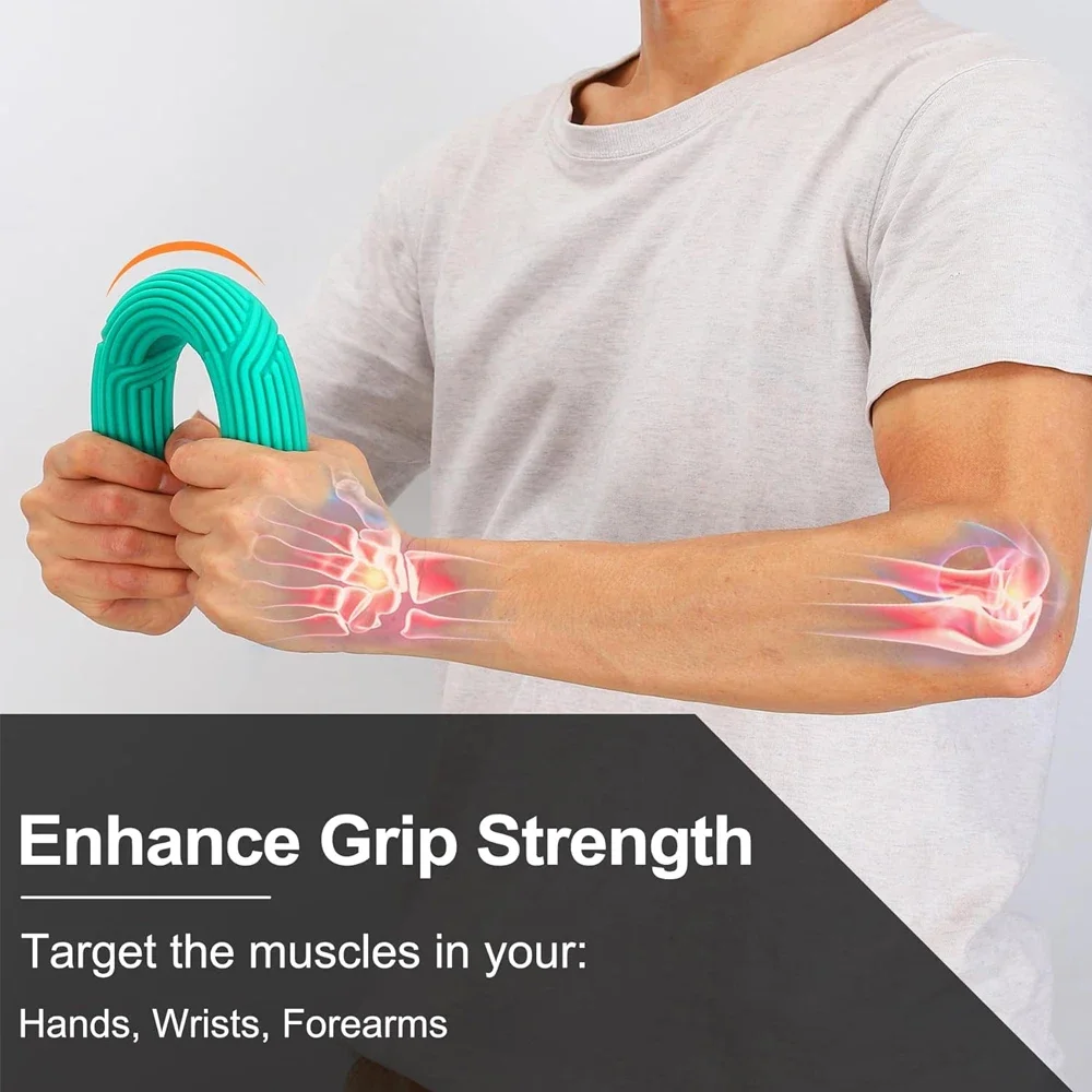 Tennis Elbow Therapy Flexible Bar Flex Therapy Bar Strengthener Resistance Bar Golfer Elbow Tendonitis Forearms Pain Relief Forearm Exerciser
