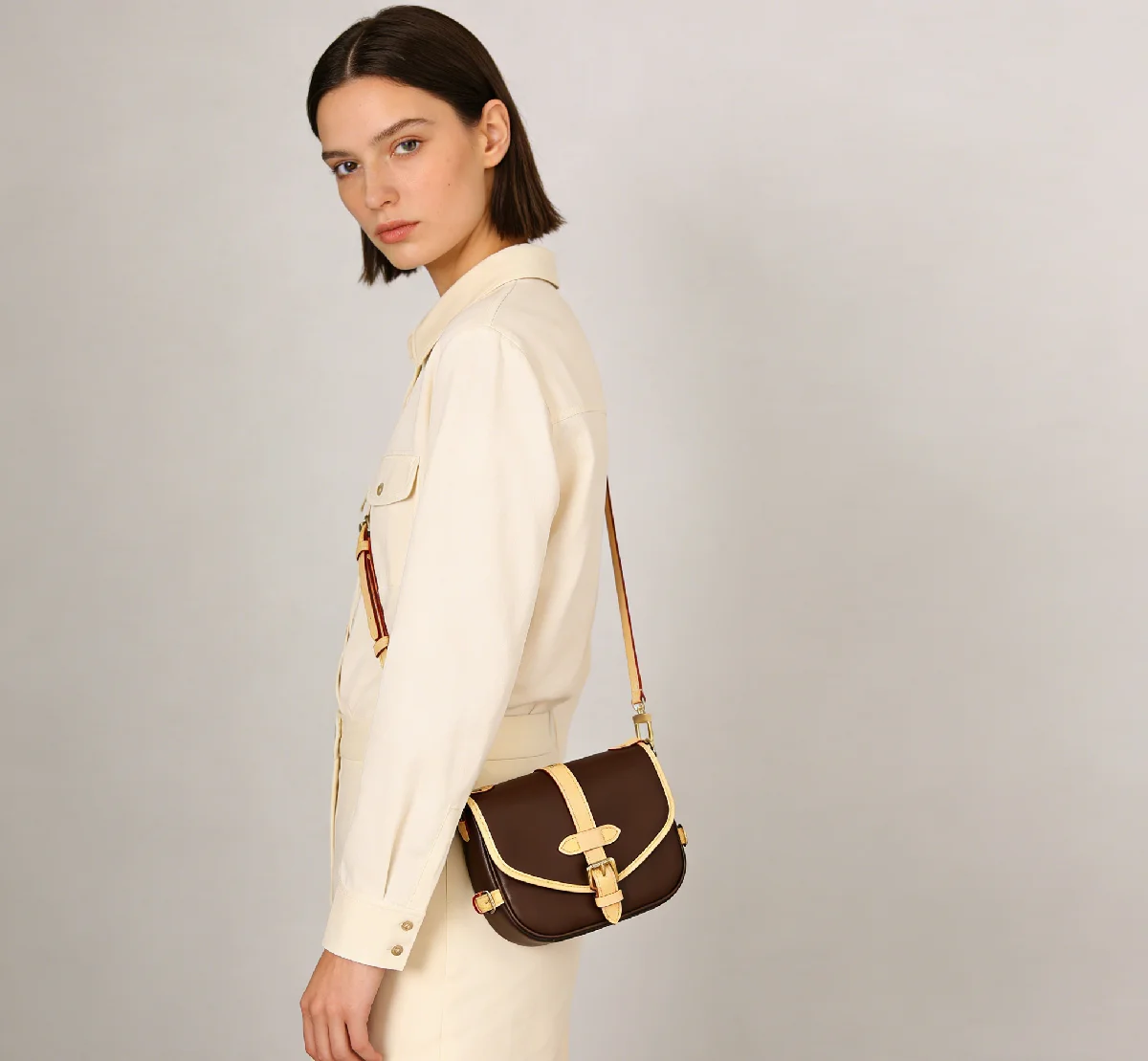 Designer bags high quality Women's crossbody bag handbag fashion reading shoulder bag leather baguette bag with gift box