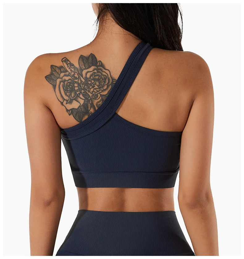 Plain Seamless Ribbed Bra
