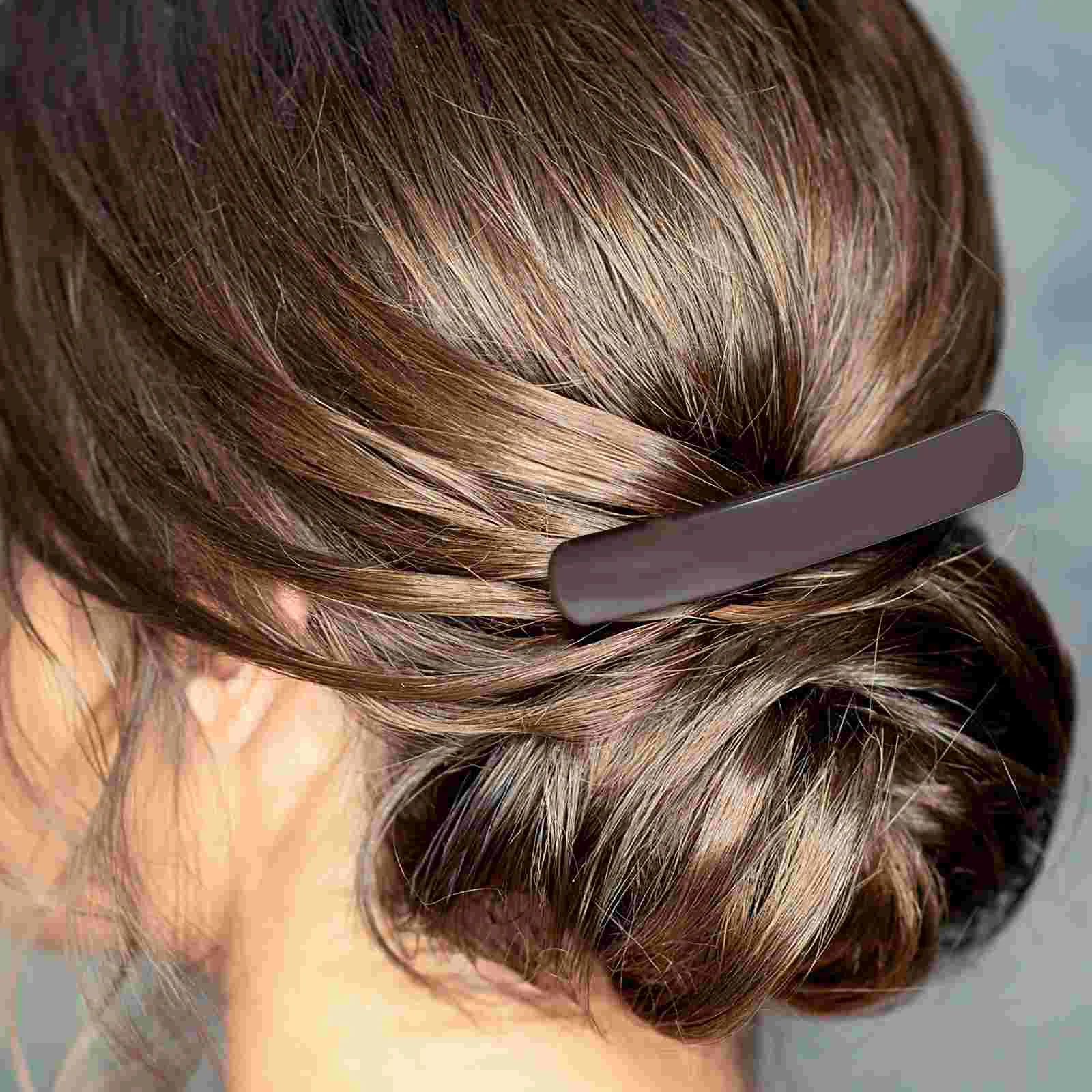 3 Pcs Hairpin Clips Snap Barrettes Spring Metal Women Accessories Stainless Steel Styling Women's Cute 5