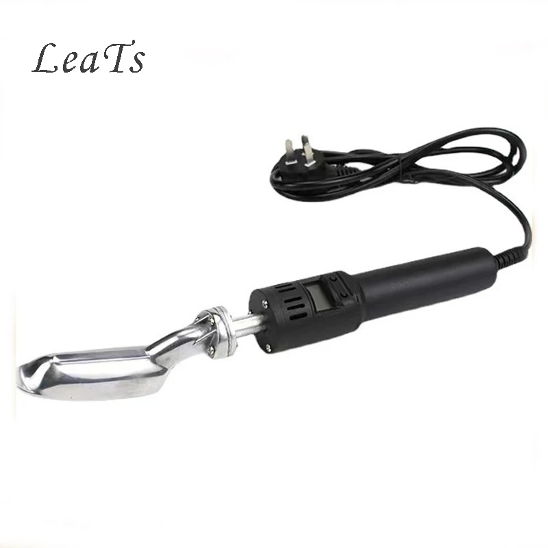 LED Display Handle Electric Mini Leather Iron Wrinkles Removing Smoothing For Leather Clothes Leatherwear Bag Shoes Lroning
