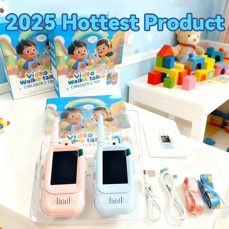 Kids Video Walkie Talkie Toys outdoor Children Parent-child intercom machine Walkie-talkie with HD Camera for Boys & Girls Gifts - 6