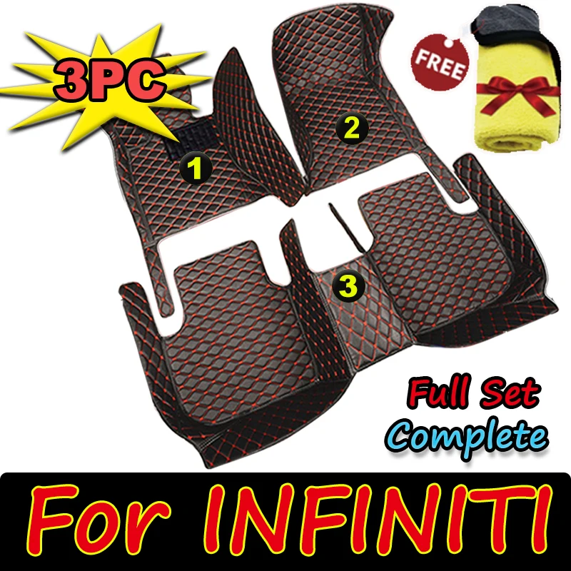 

Car Floor Mats For INFINITI QX56 QX60 QX70 QX80 Q45 Q50 Q50 S-Hybrid Q50 Sport Q60 Coupe QX4 Q70 Q70S Q30 Car Accessories