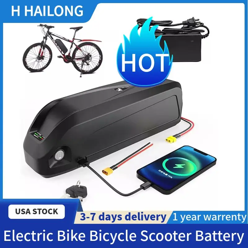 

H HAILONG 48V 20AH Lithium EBike Battery Bicycle Electric Hub for 100W-2000W Battery electric scooter lithium battery