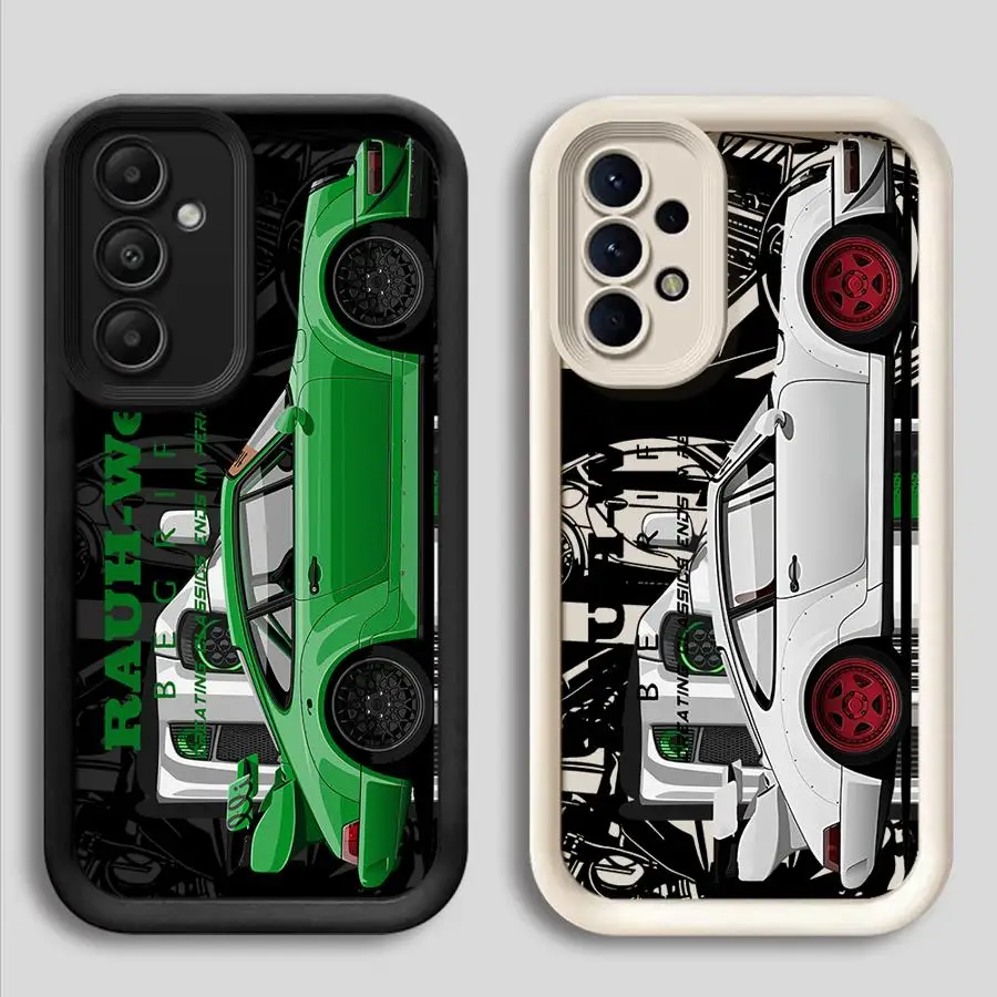 Soft Cover Phone Case with Japan JDM Sports Design