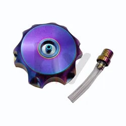 Universal CNC Aluminum Throttle Twist Grips for Motorcycles, Mopeds, and Scooters (Fuel tank cap)