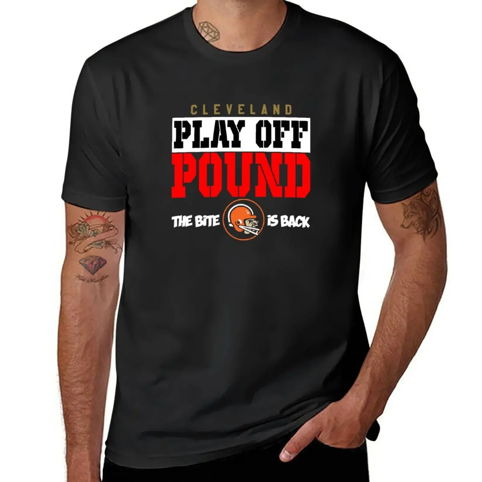 

Browns Playoff T-Shirt heavyweights tops sports fans mens t shirt