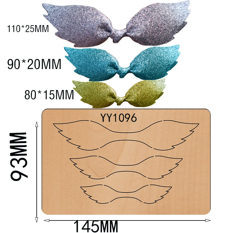 

Wood mold bow cutting mold wood mold yy1096 is compatible with most manual die cutting