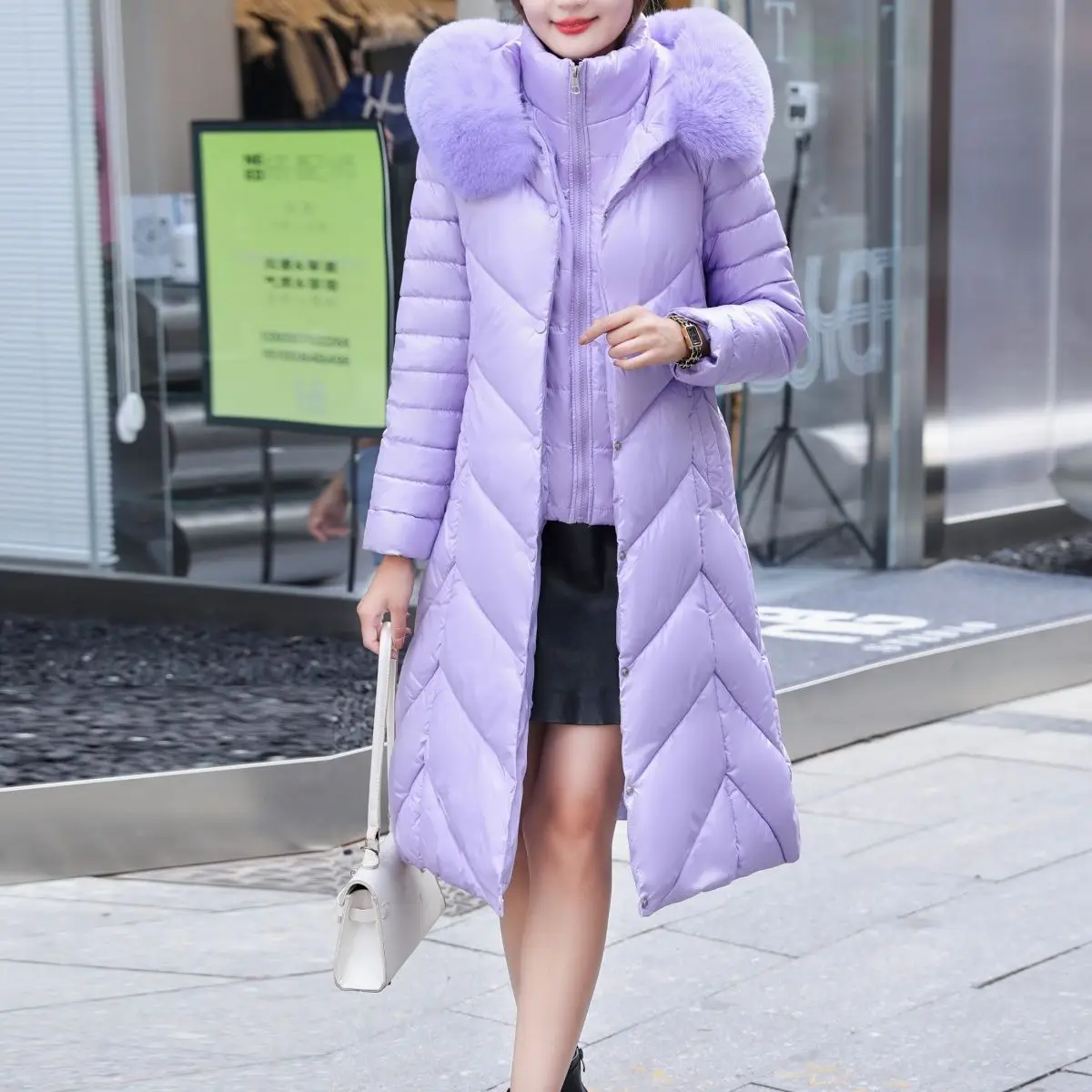 New Winter Women Parka Hooded Jackets Thicken Warm Cotton-padded  Coats Casual Long Parkas Clothes Loose Outerwear LX257