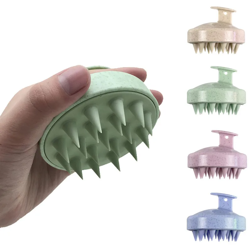 1pcs Multifunctional Shampoo Brush Handheld Scalp Shampoo Massage Brush Shower Hair Comb Mini