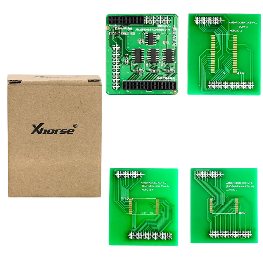 

Адаптер Xhorse VVDI Prog AM29FxxxB (SOP44/TSOP48 стандарт/Обратная точка)