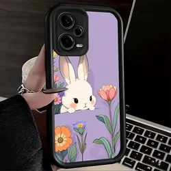 Cute Cartoon Bunny Rabbit Soft Silicone Phone Case for Redmi Note15ProPlus (KHTY00136A1)