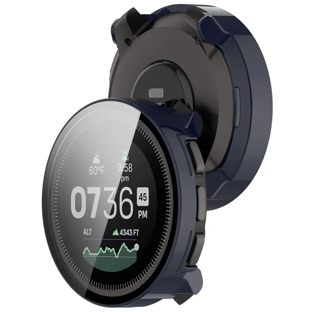 PC Tempered Protective Case Screen Cover Anti-Scratch Protector Shell for Suunto Vertical watch screen protector case watch accessories watch screen protector watch case watch protective case watch cover watch protective cover bumper protective case