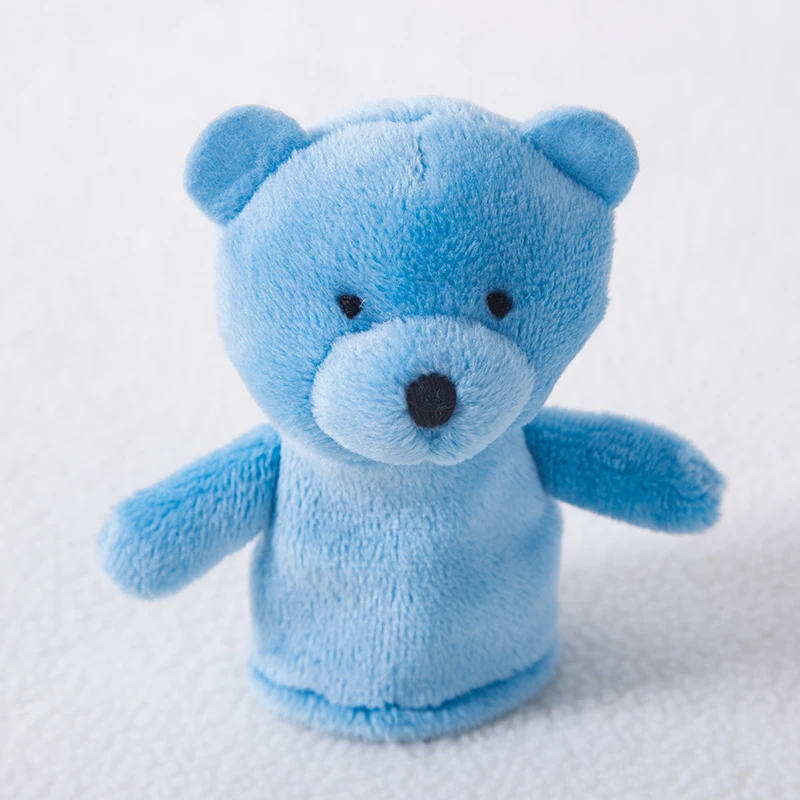 Cartoon Hand Doll Finger Puppet Baby Children Story Early Education Soothing Doll Plush Toy