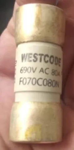 

Fuses: F070C080N 690V 80A gR 22*58