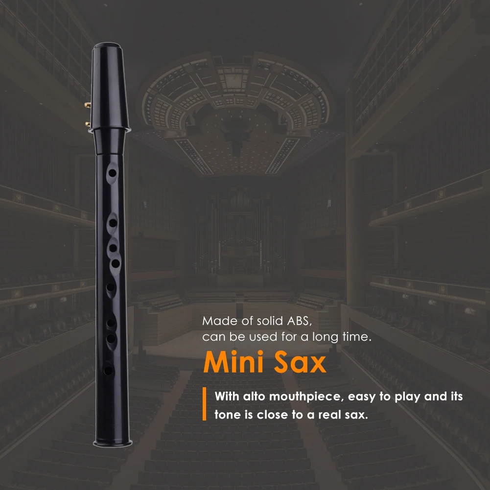 8-Hole Mini Pocket Saxophone with Alto Mouthpiece Ligature Reeds Cleaning Cloth saxophone musical instrument saxophone parts accessories