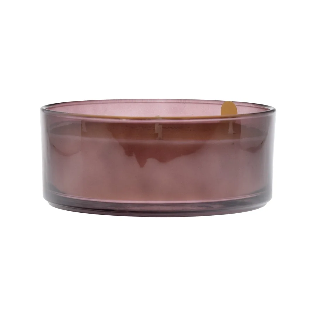 

Smoked Cedar & Snow Scented 5-Wick Gray Dish Candle 31oz