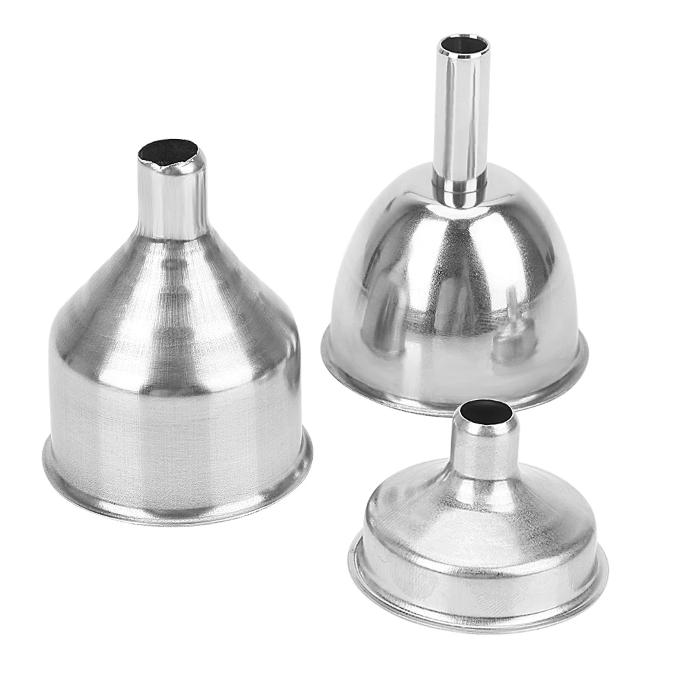 HILIFE Mini Stainless Steel Funnel for Filling Hip Flask Narrow-Mouth Bottles Bar Wine Flask,stainless steel funnel,kitchen funnel