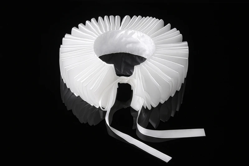 Abnehmbarer Rüschenkragen Retro Ralph Fake Collar Kostüm Cosplay Halskrause Kragen – Detail 9